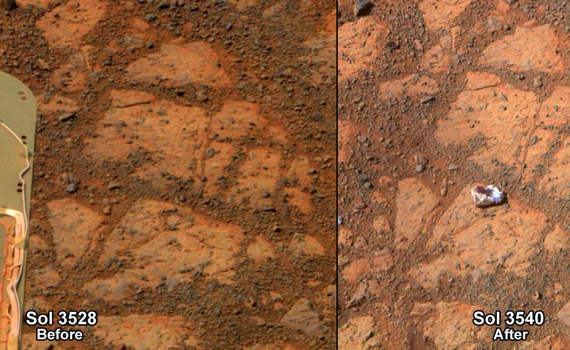 Mysterious Mars Rock Looks Like 'Jelly Donut,' Defies Explanation (Photos)